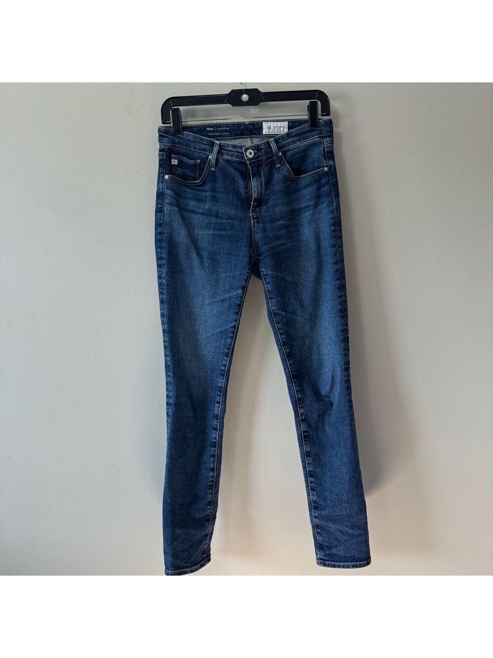 AG Adriano Goldschmied Prima Cigarette Leg Indigo Jeans SZ 26